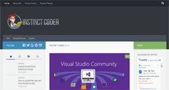 Desktop Screenshot of instinctcoder.com