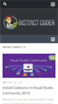 Mobile Screenshot of instinctcoder.com